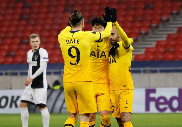 【欧联杯】孙兴慜贝尔小卢卡斯破门 热刺4比1客场胜